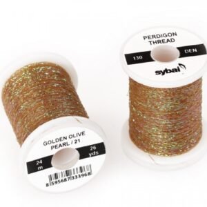 Sybai Perdigon Thread Golden Olive Pearl