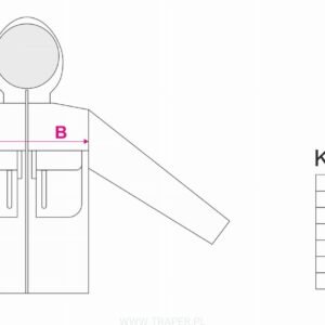 Traper Utah striukės dydžių lentelė