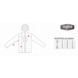 Alaska Jacket Dydžiai