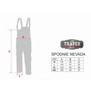 Nevada Pants dydžiai