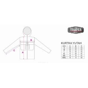 Utah Jacket Black dydžiai