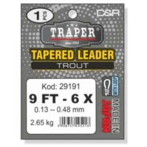Traper Trout Konusiniai Pavadėliai - 3X (0.20mm)